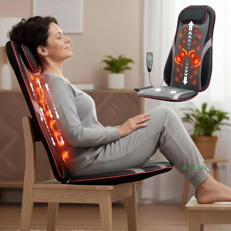 Shiatsu Rygmassager med Varme – Lindrer Stress & Smerter