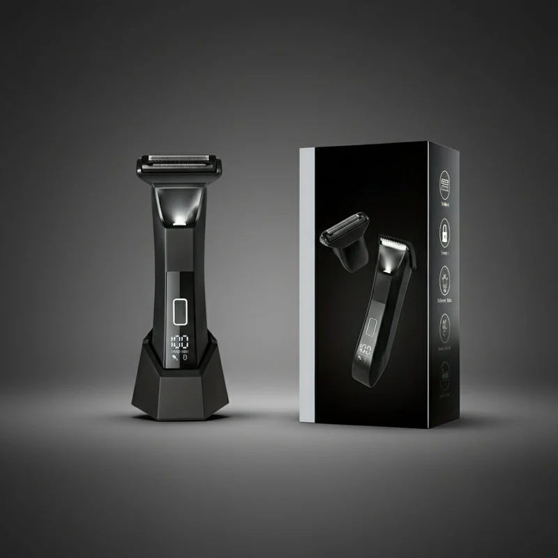 Genopladelig Kropshår Trimmer til Mænd med USB Opladning