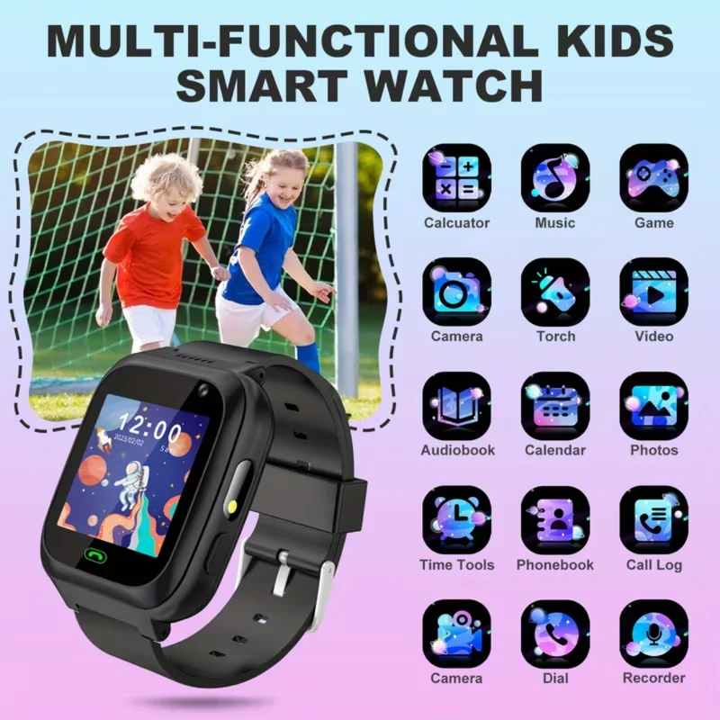 Børne-smartwatch med spil og kamera - Hold forbindelsen