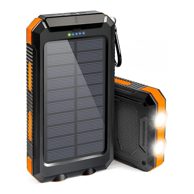 Solcelledrevet Powerbank til Outdoor Eventyrere