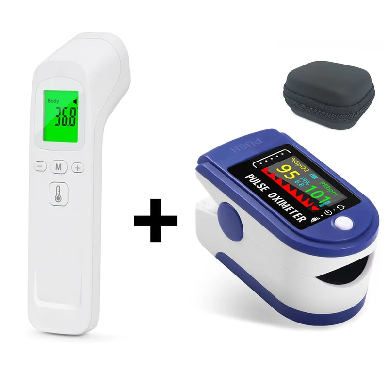 Sundhedskit: Puls-Oximeter & Infrarødt Termometer