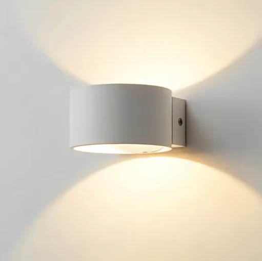 Rund LED-væglampe – Stilfuldt design og stemningsfuldt lys