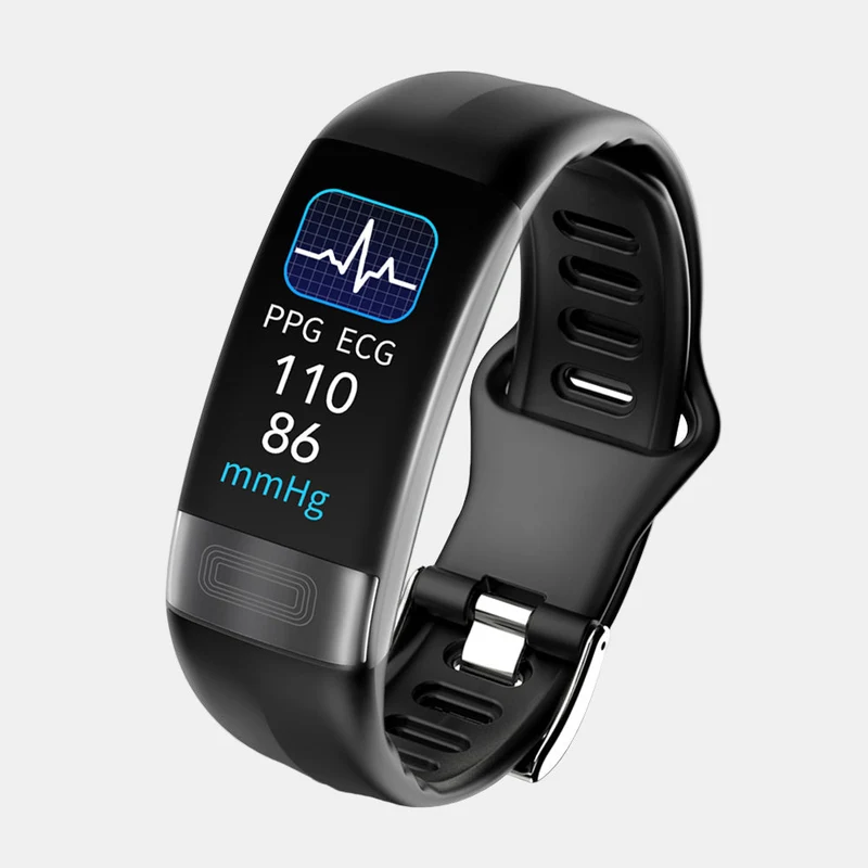Smartwatch med Realtids Blodtryks- og Hjerterytmemåling