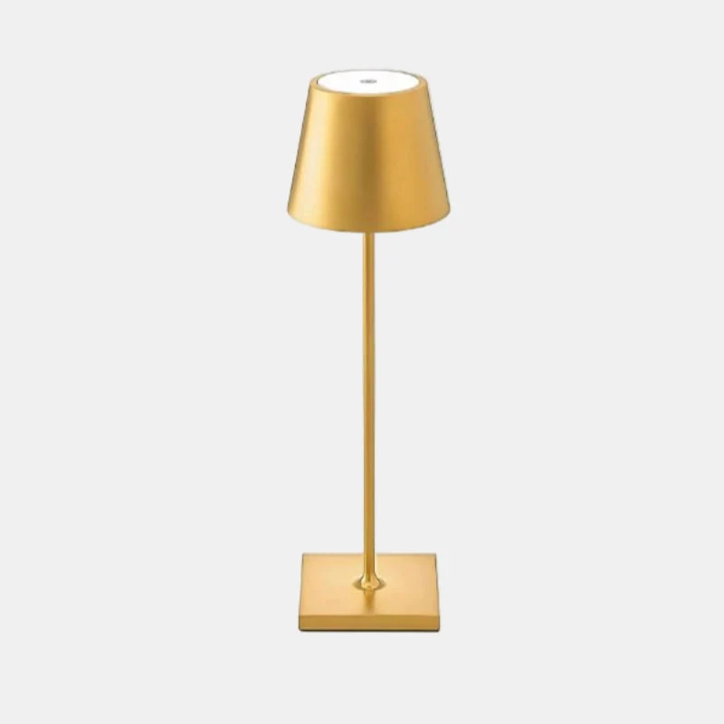 Trådløs LED-lampe med Berøringsfølsom Dæmpning og Vandafvisende Design