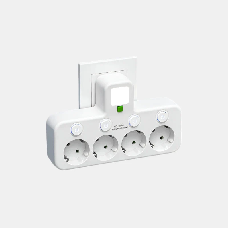 Smart Strømskinne med USB & Type-C for Effektiv Opladning