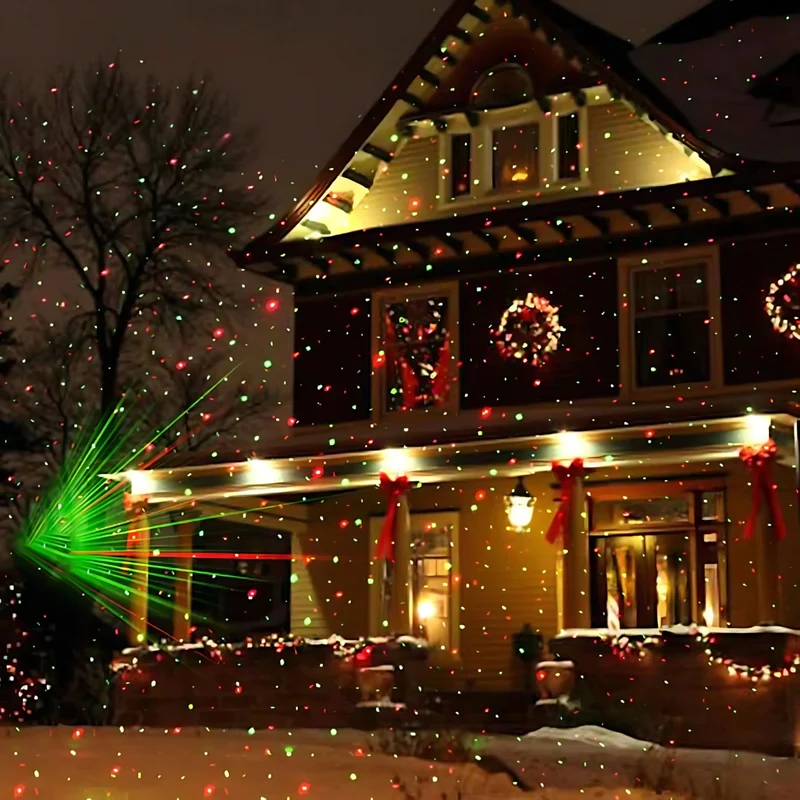 Udendørs Julelaserprojektor – Energibesparende Festlys