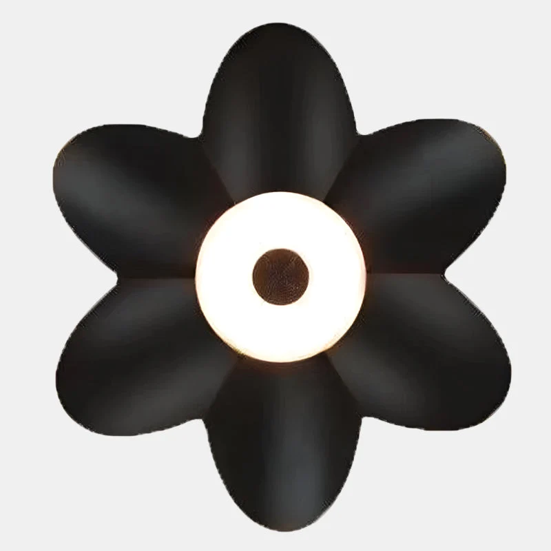 Moderne væglampe med lotusdesign og blid LED-belysning