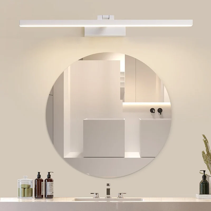Badrums vägglampa med justerbar LED-bars