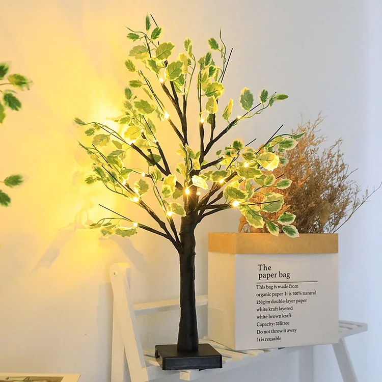 Fairy Lights LED Träd med Gröna Löv