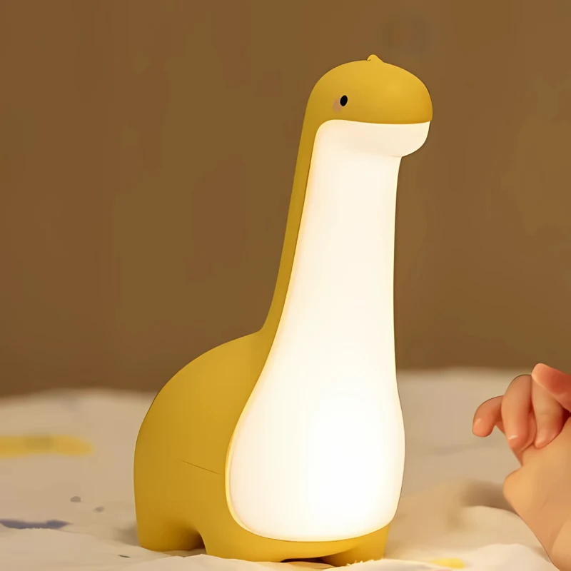 Sovetryghed: LED Natlampe Dinosaur til Børneværelse