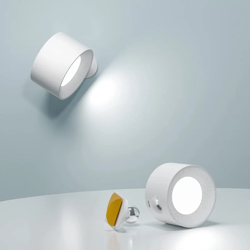 Trådløs Vægmonteret LED-Lampe med Justerbar Lysstyrke