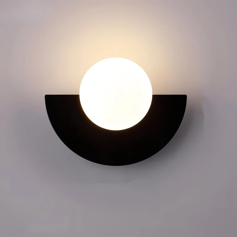 Vägglampa Nordic LED Metall Sconce