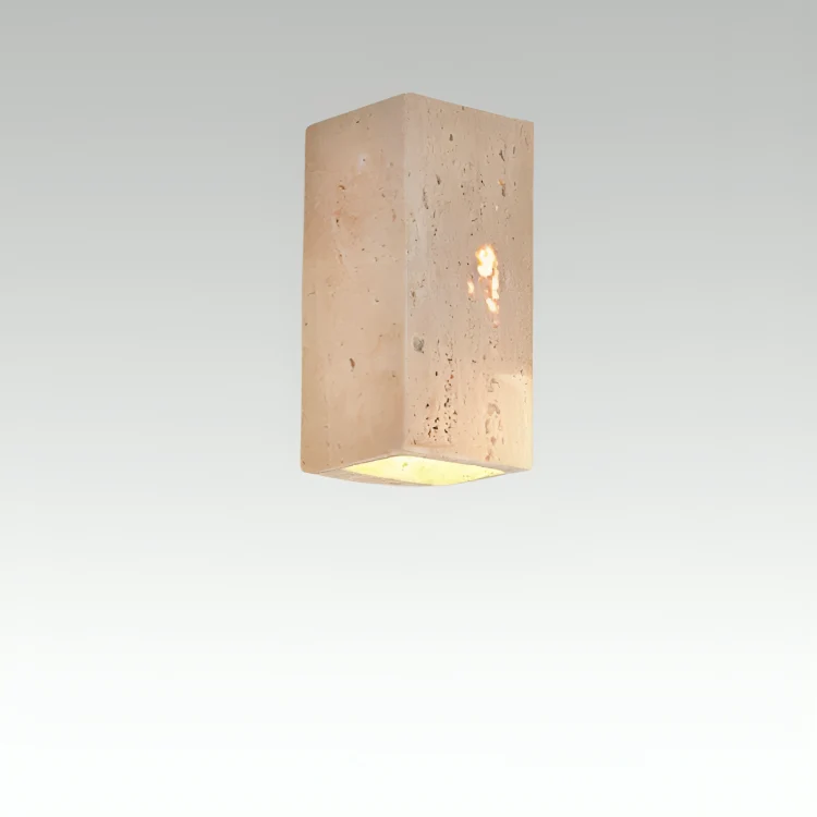 Vägglampa Travertinsten LED Upp Ner