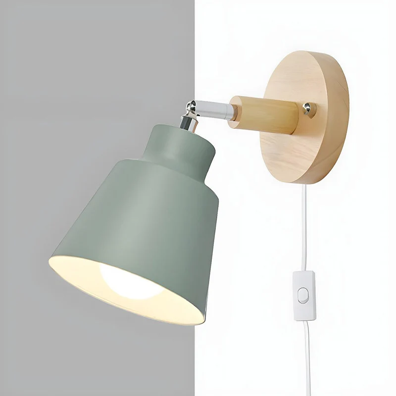Elegant Væglampe i Træ til Hygge og Moderne Stil