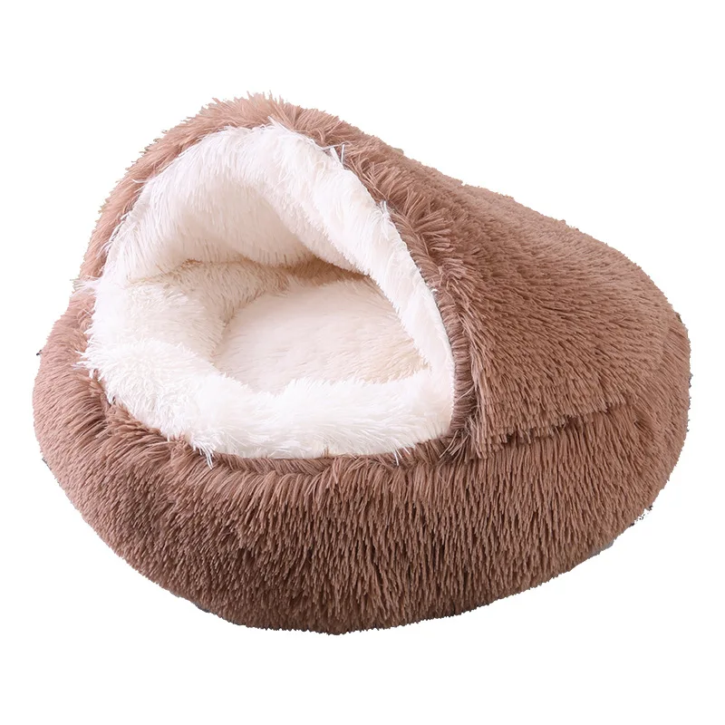 Snuggle Nest Plush Dækket Kæledyr Seng