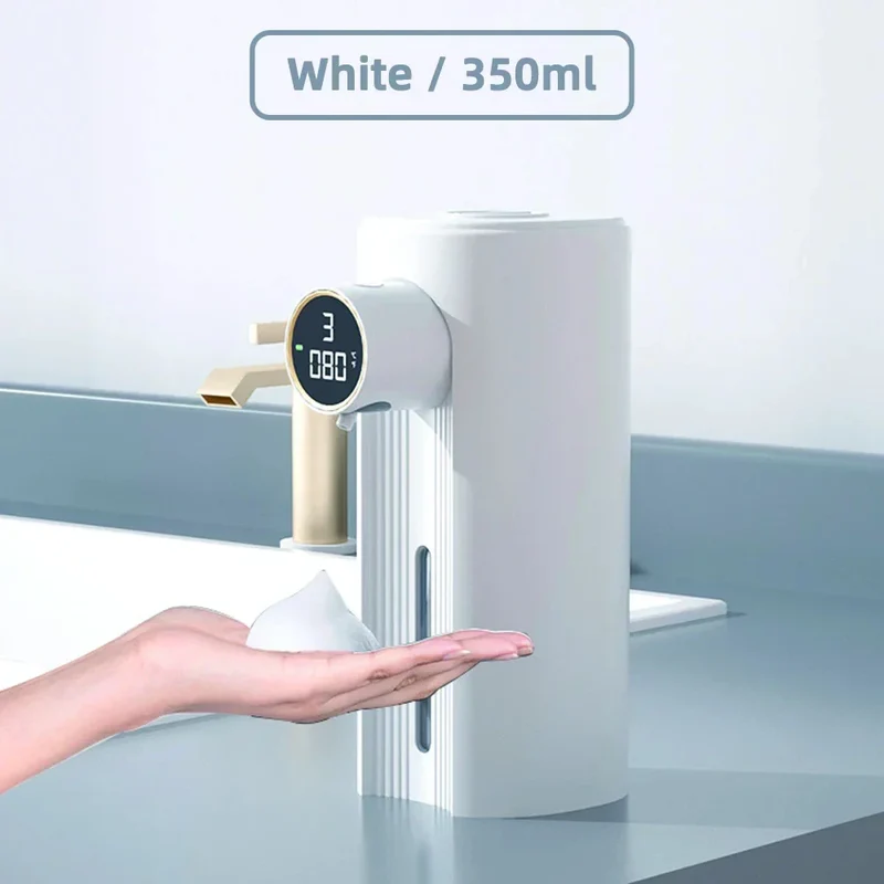 LED-display bevægelsessensor automatisk sæbe skum dispenser