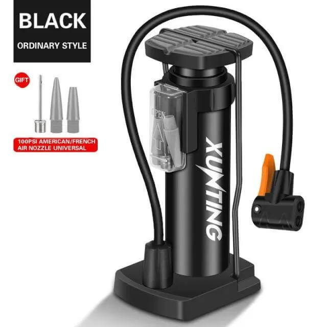 Bærbar Easy Bike Air Inflator Pedal Pumpe