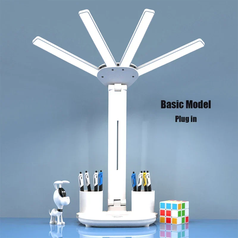 3i1 Multifunktionel Fire-Hoved Smart Bordlampe
