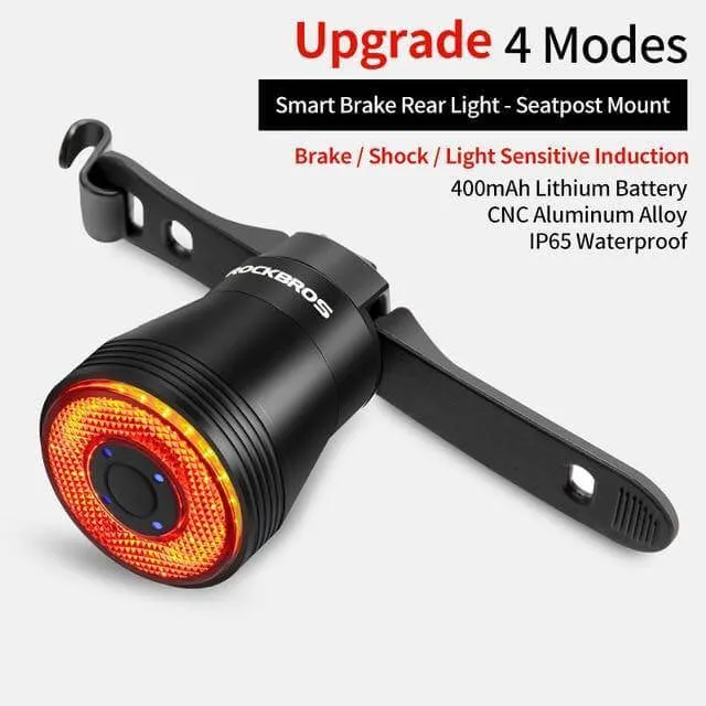 Cykel Smart Auto Bremsesensor Lys