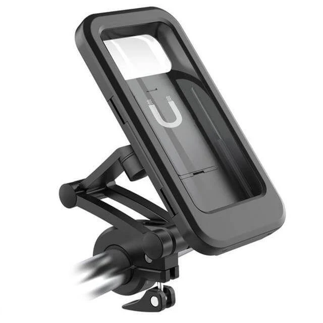 Justerbar vandtæt cykel telefonholder