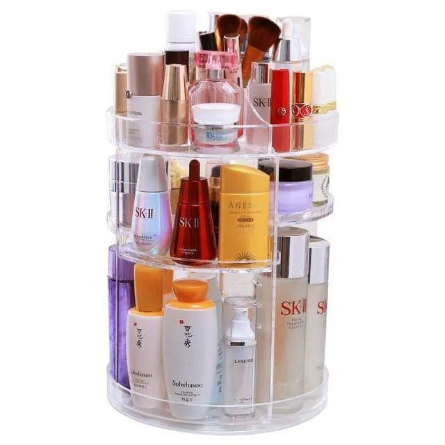 360 Grad Rotation Kosmetik MakeUp Cologne Organizer Box