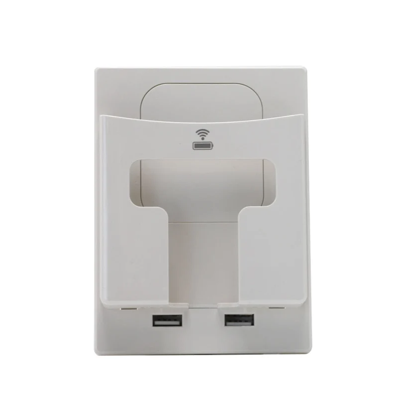 Vægsocket trådløs telefonopladerholder
