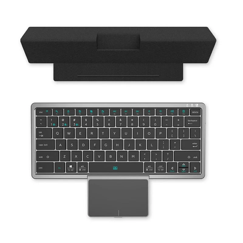 Tablet Holder Trådløs Praktisk Touchpad Bærbar Tastatur