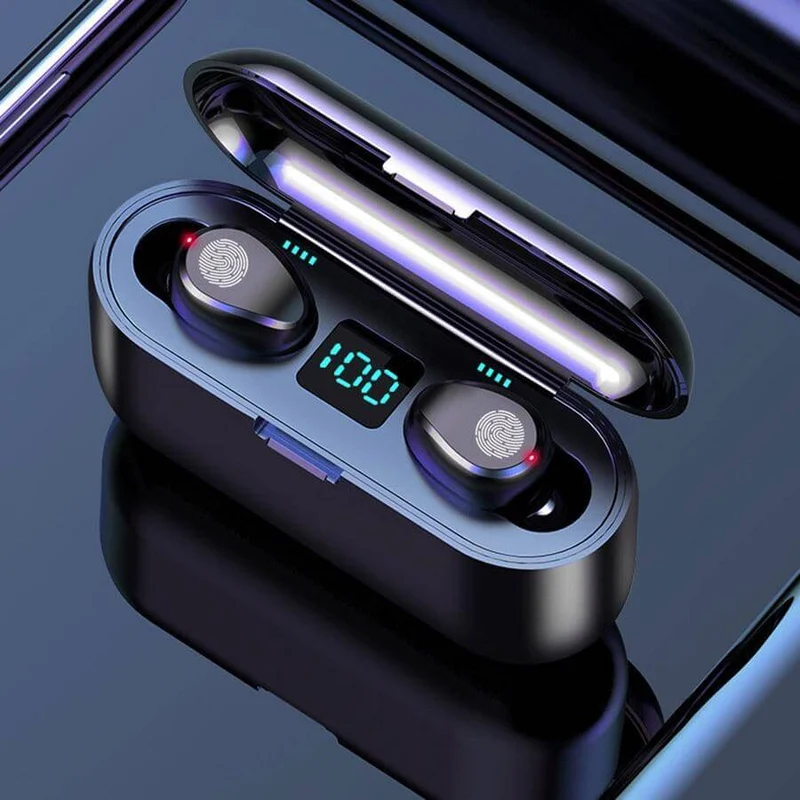 Trådløs Ultimate Headset med 2000mAh Powerbank Taske