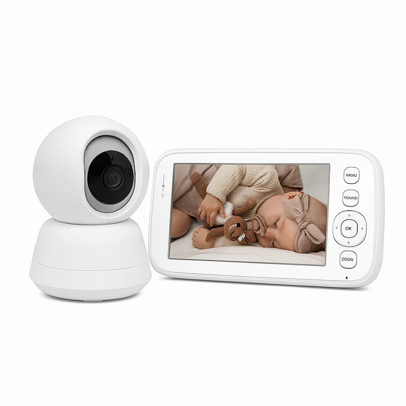 Smart Babyalarm med HD Kamera og App – Hold Øje, uanset Hvor Du Er