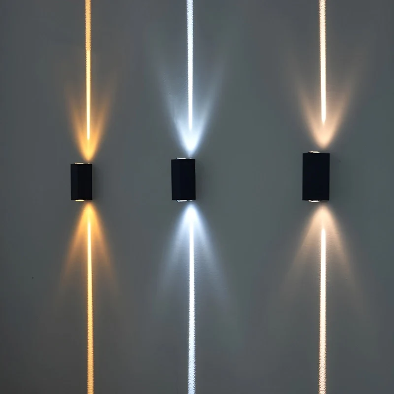 Elegant LED Væglampe i Betonlook til Indendørs & Udendørs Brug