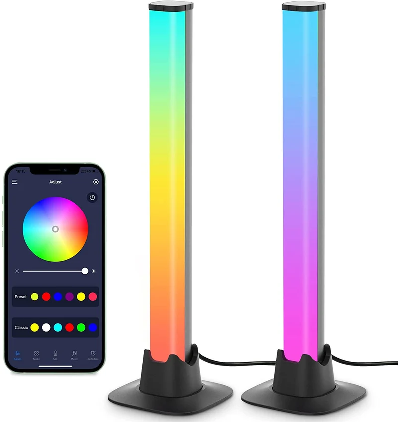 Rhythmic Light Bars – Ljudreaktiv LED Ambient Belysning