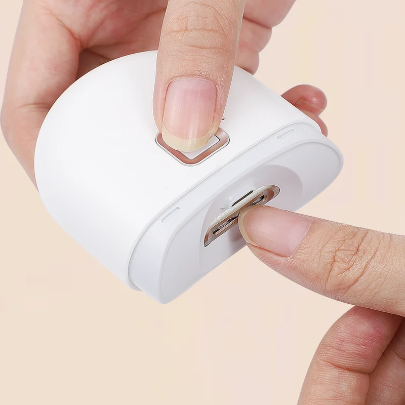 Elektrisk nagelklippare, automatisk nagelpolering trimning manicure