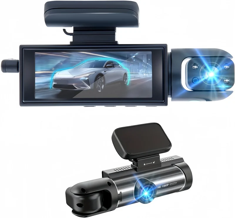 Dual 1080P Dash Cam til sikker kørsel og indvendig overvågning
