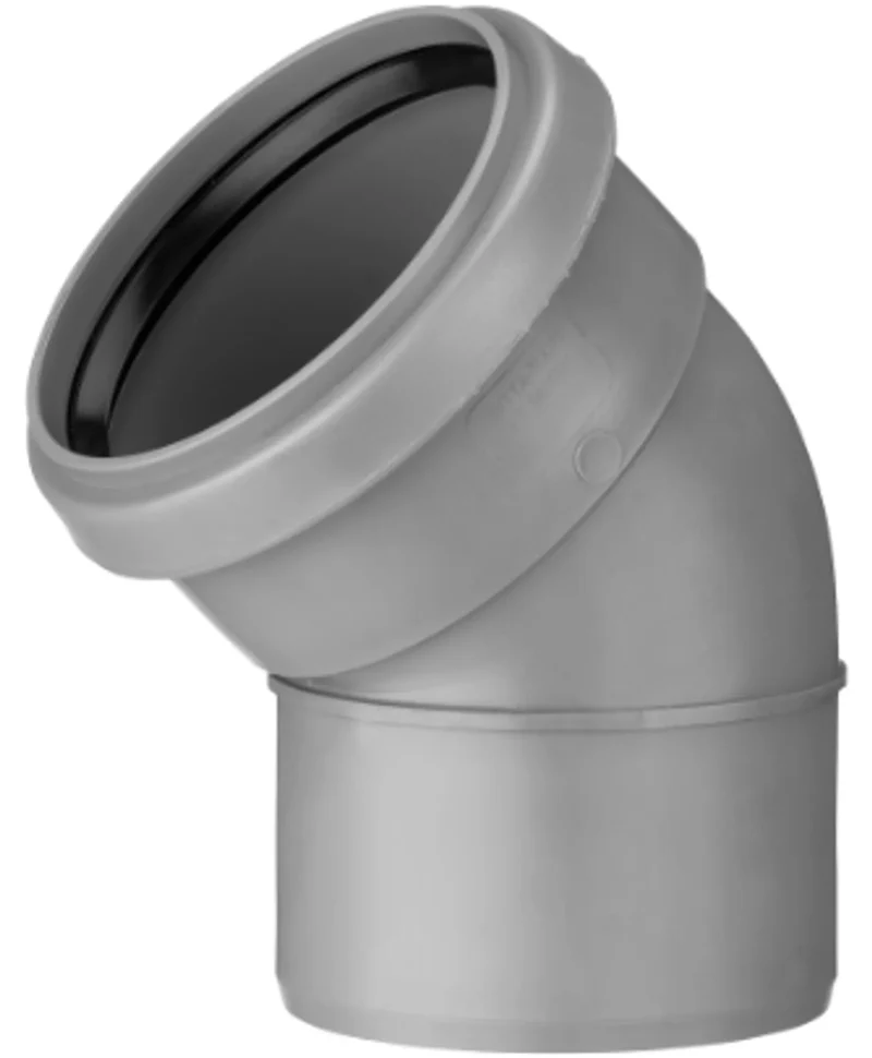 AVLOPPSBÖJ INOWA 1 MUFF 110MM 45 GRADER FÖR INOMHUS