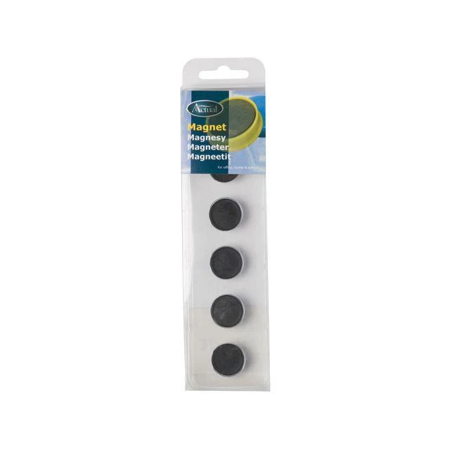 Magnetknappar ACTUAL 20mm svart 6/fp