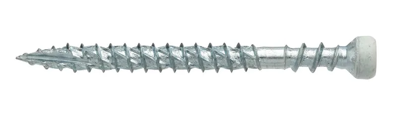 LIST/SOCKELSKRUV TRÄ 3,5X57MM VIT 150ST