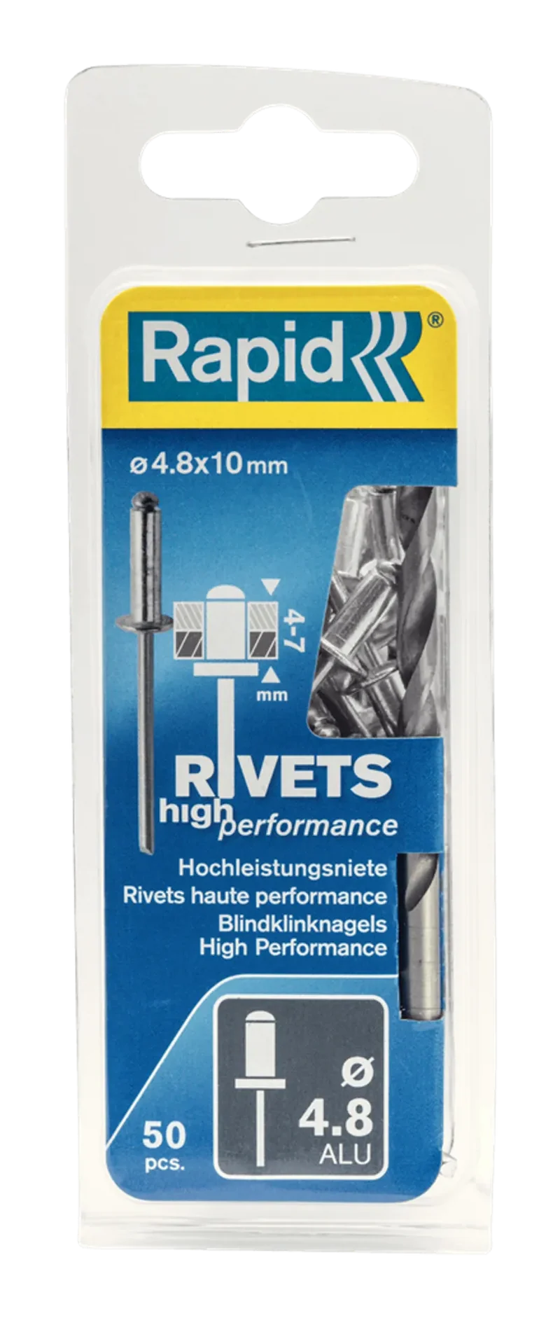 BLINDNIT HP 4,8X10MM 50ST RAPID