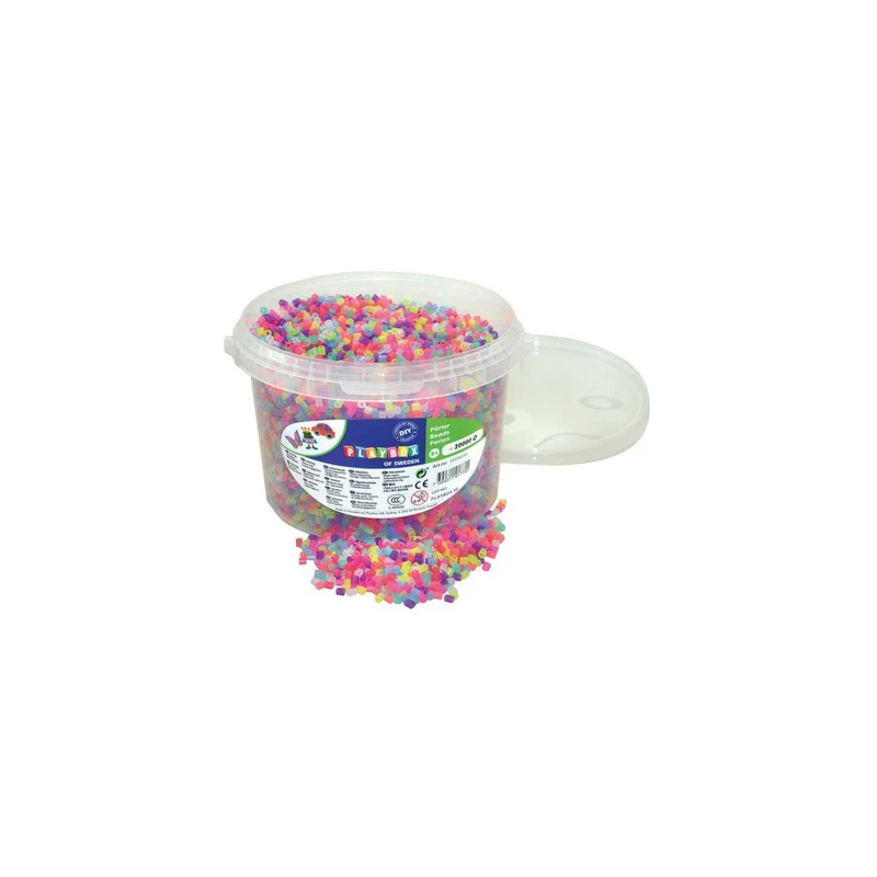 Rörpärlor glitter 20 000st/fp