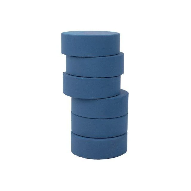 Färgpuckar 57mm, mörkblå 6/fp