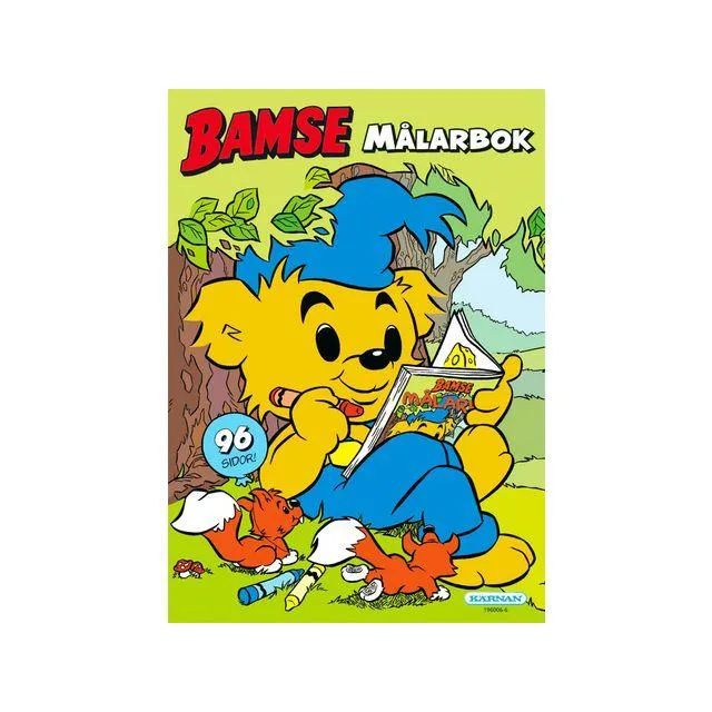 Målarbok Bamse