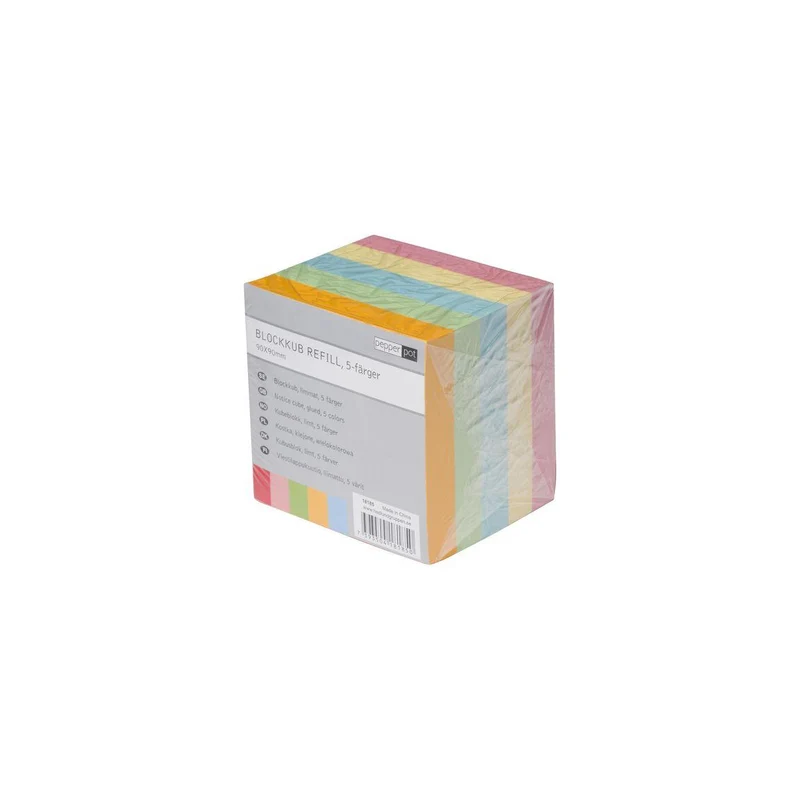 Blockkub Pepperpot 90x90 800ark färg