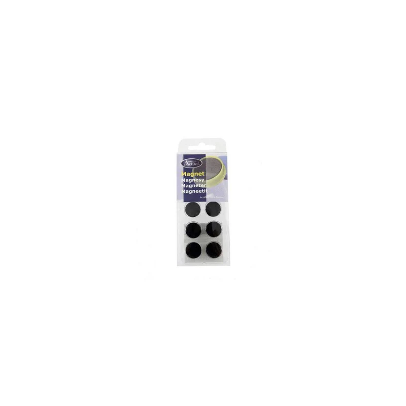Magnetknappar ACTUAL 16 mm svart 10/fp