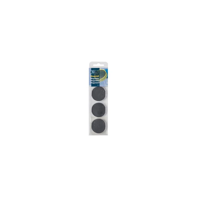 Magnetknappar ACTUAL 40 mm svart 4/fp