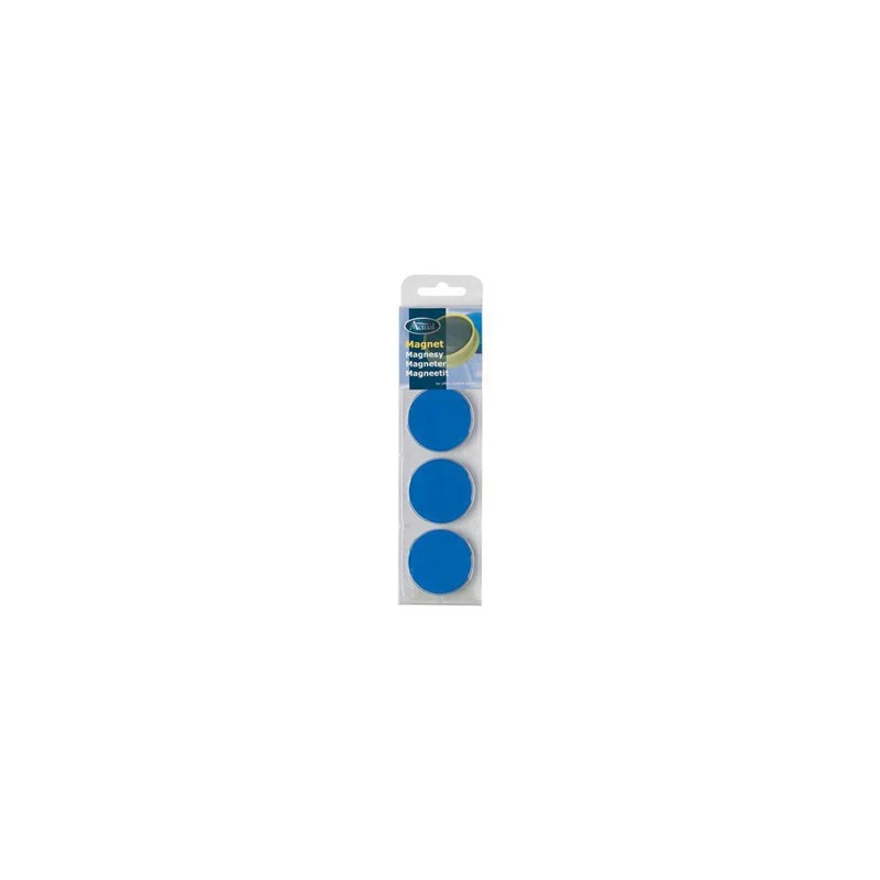 Magnetknappar ACTUAL 40 mm blå 4/fp