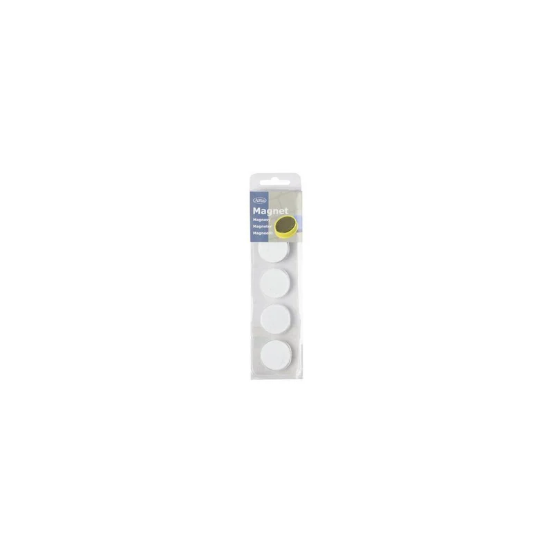 Magnetknappar ACTUAL 30 mm vit 5/fp