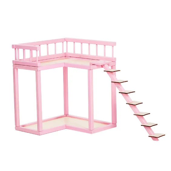 Dockhusbalkong - Rosa