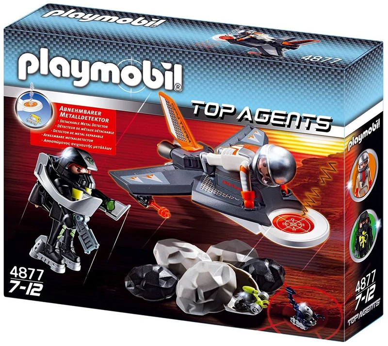 Playmobil 4877 Top Agents Secret Agent Detection Jet