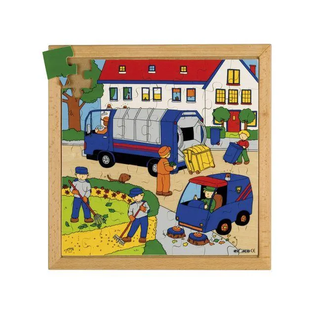 Rampussel renhållning 34x34cm