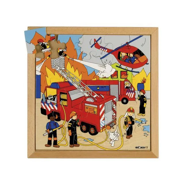 Rampussel brandkår 34x34cm