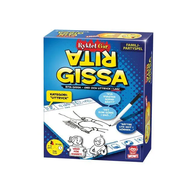 Spel Ryktet Går Rita Gissa